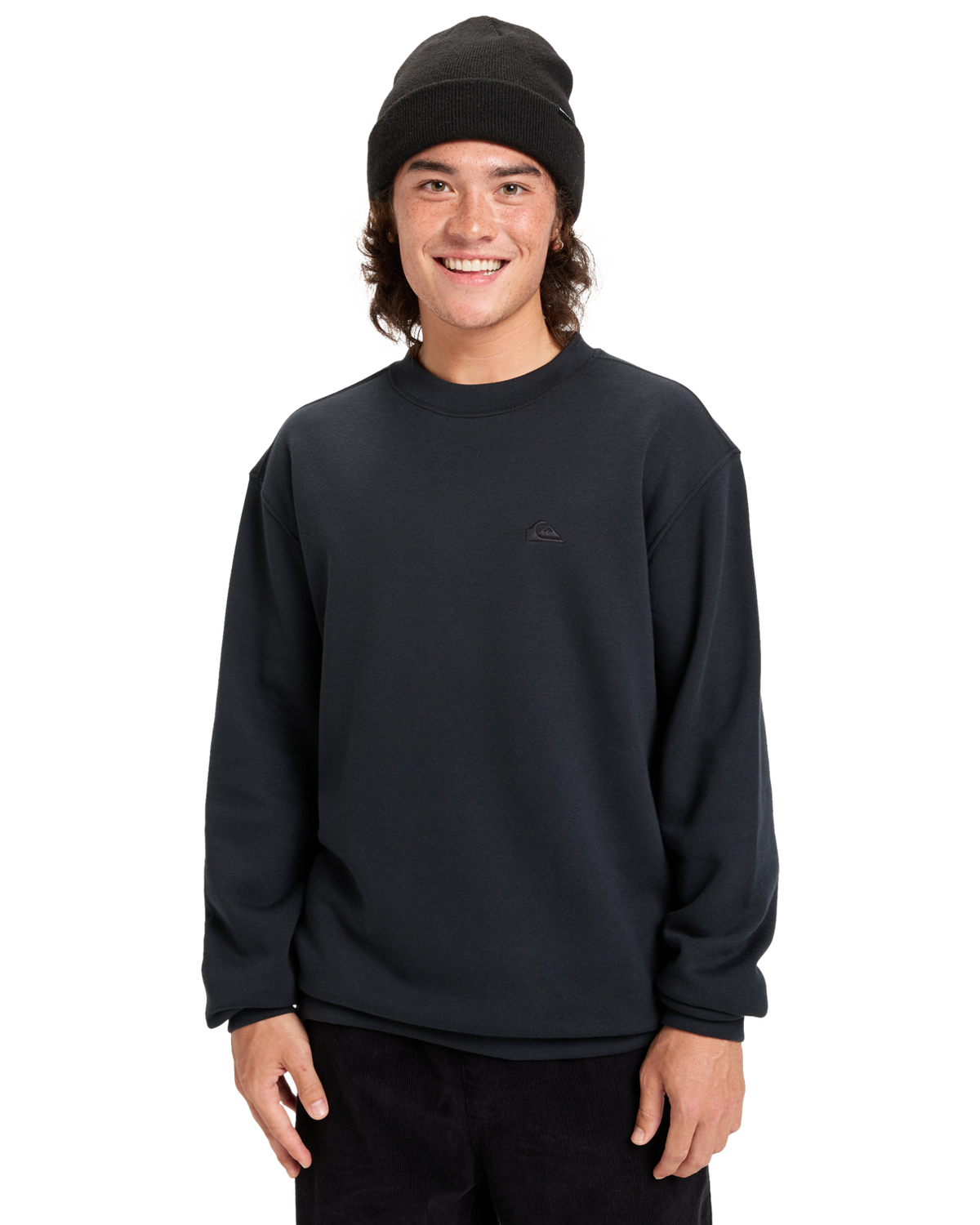 The Quiksilver Salt Water Sweatshirt in Black | Available at Anns Cottage