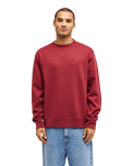 The Quiksilver Mens Salt Water Sweatshirt in Oxblood Red