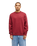 The Quiksilver Mens Salt Water Sweatshirt in Oxblood Red