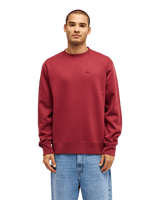 The Quiksilver Mens Salt Water Sweatshirt in Oxblood Red