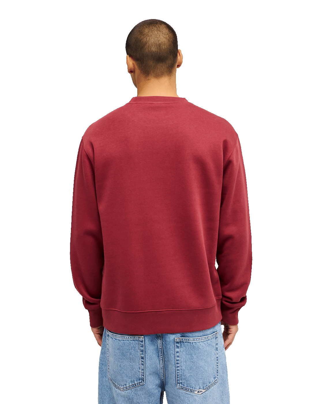The Quiksilver Mens Salt Water Sweatshirt in Oxblood Red