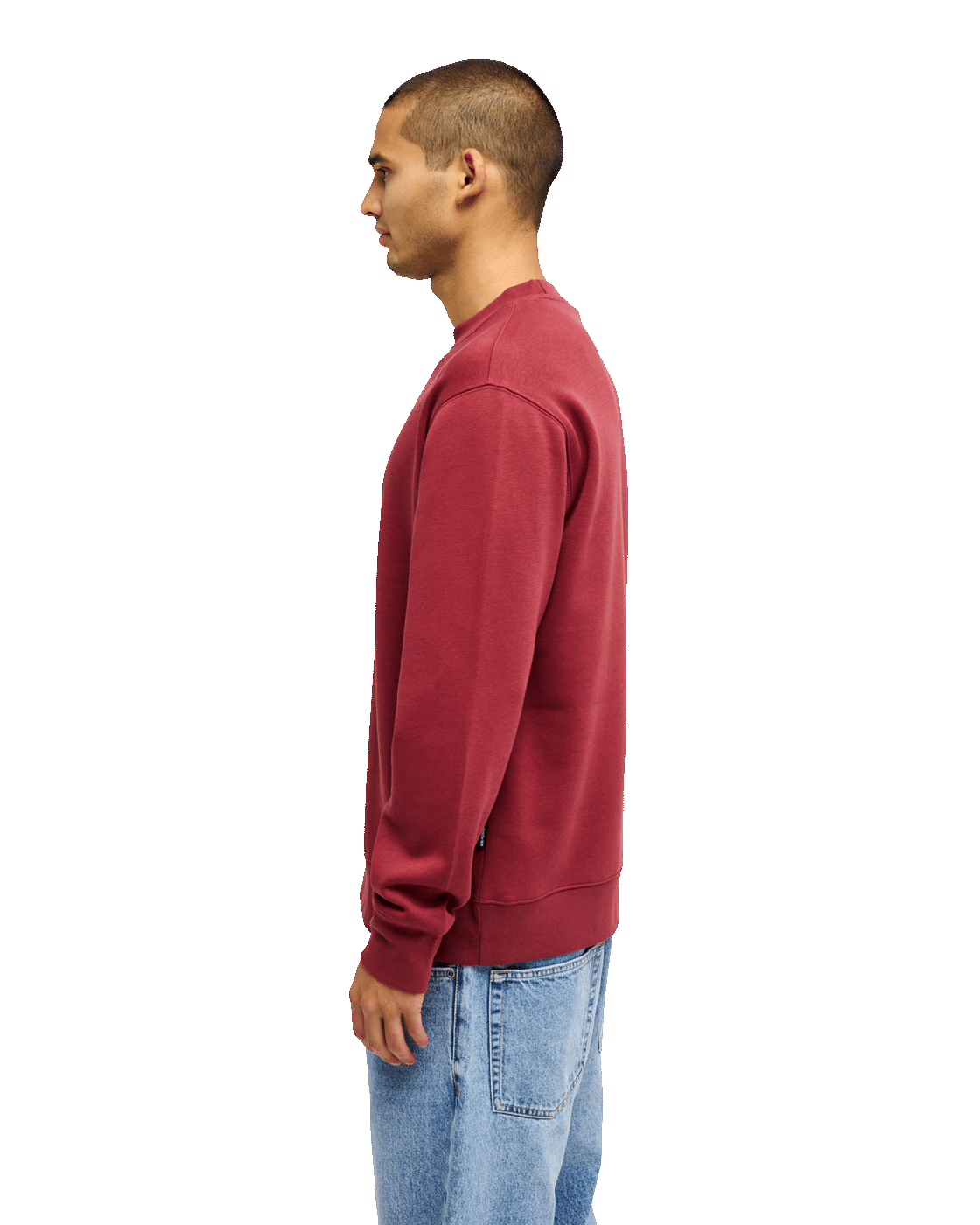 The Quiksilver Mens Salt Water Sweatshirt in Oxblood Red