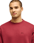 The Quiksilver Mens Salt Water Sweatshirt in Oxblood Red