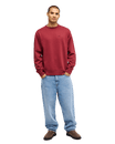 The Quiksilver Mens Salt Water Sweatshirt in Oxblood Red