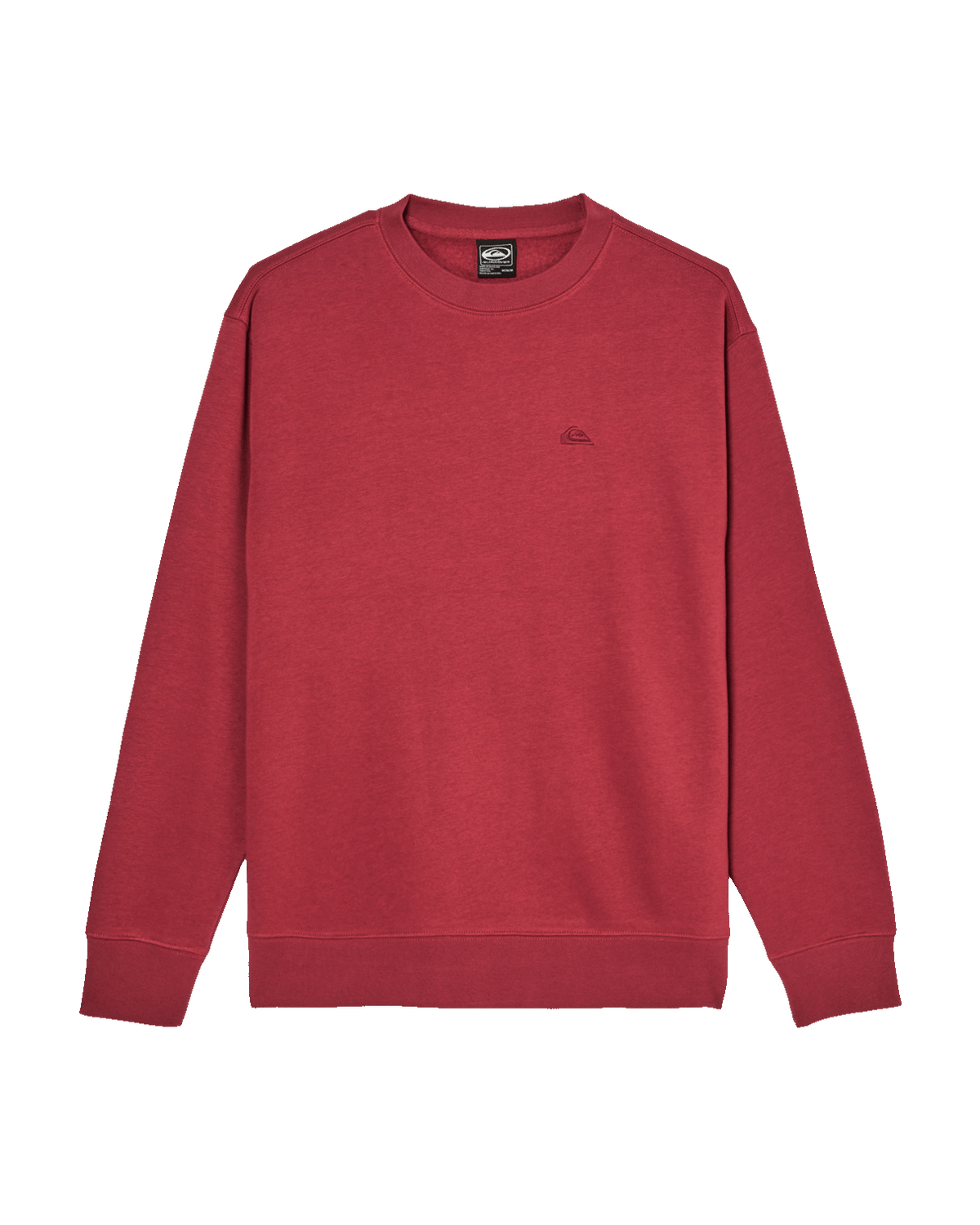 The Quiksilver Mens Salt Water Sweatshirt in Oxblood Red