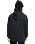 The Quiksilver Mens Salt Water Zip Hoodie in Black