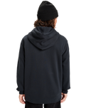 The Quiksilver Mens Salt Water Zip Hoodie in Black