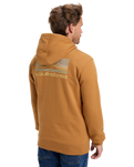 The Quiksilver Mens Light Waves Hoodie in Almond