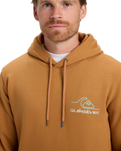 The Quiksilver Mens Light Waves Hoodie in Almond