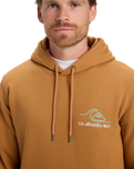 The Quiksilver Mens Light Waves Hoodie in Almond
