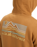 The Quiksilver Mens Light Waves Hoodie in Almond