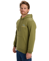 The Quiksilver Mens Light Waves Hoodie in Loden Green