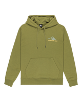 The Quiksilver Mens Light Waves Hoodie in Loden Green