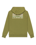 The Quiksilver Mens Light Waves Hoodie in Loden Green