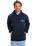 The Quiksilver Mens Light Waves Hoodie in Dark Navy