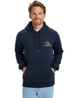 The Quiksilver Mens Light Waves Hoodie in Dark Navy