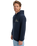 The Quiksilver Mens Light Waves Hoodie in Dark Navy