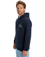 The Quiksilver Mens Light Waves Hoodie in Dark Navy