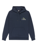 The Quiksilver Mens Light Waves Hoodie in Dark Navy