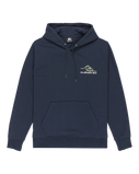 The Quiksilver Mens Light Waves Hoodie in Dark Navy