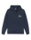 The Quiksilver Mens Light Waves Hoodie in Dark Navy