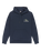 The Quiksilver Mens Light Waves Hoodie in Dark Navy