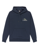 The Quiksilver Mens Light Waves Hoodie in Dark Navy