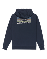 The Quiksilver Mens Light Waves Hoodie in Dark Navy