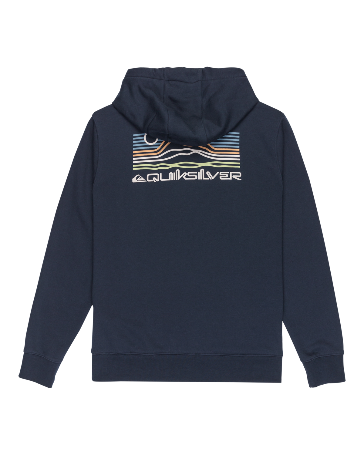 The Quiksilver Mens Light Waves Hoodie in Dark Navy