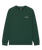The Quiksilver Mens Graphic Sweatshirt in Trekking Green