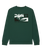 The Quiksilver Mens Graphic Sweatshirt in Trekking Green
