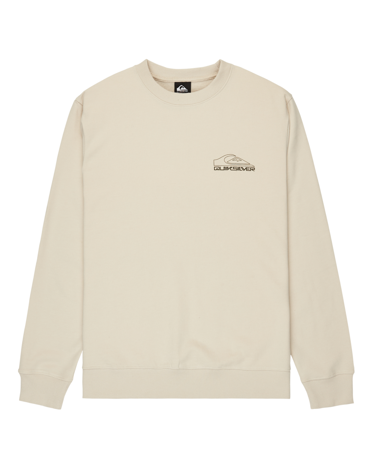 The Quiksilver Mens Graphic Sweatshirt in Birch