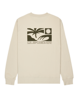 The Quiksilver Mens Graphic Sweatshirt in Birch