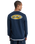 The Quiksilver Mens Graphic Sweatshirt in Dark Navy