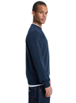 The Quiksilver Mens Graphic Sweatshirt in Dark Navy