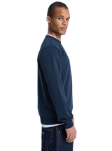 The Quiksilver Mens Graphic Sweatshirt in Dark Navy