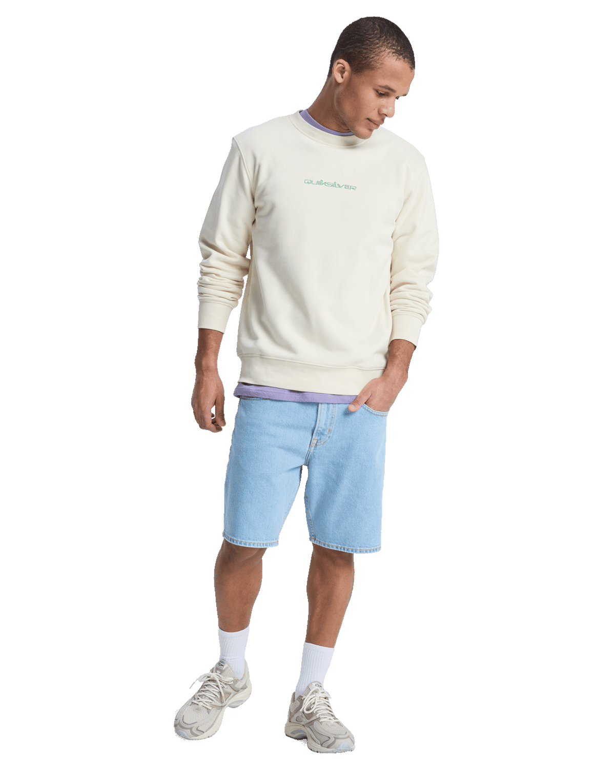 Graphic Sweatshirt in Bone