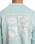 The Quiksilver Mens Salt Water Graphic Sweatshirt in Blue Haze