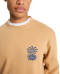 Salt Water Graphic Sweatshirt in Khaki