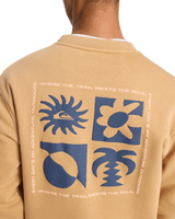 Salt Water Graphic Sweatshirt in Khaki