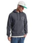Salt Water Graphic Hoodie in Iron Gate