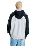 Operator Zip Hoodie in Light Grey Heather