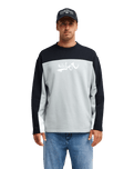 The Quiksilver Mens Factor Sweatshirt in Quarry
