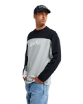 The Quiksilver Mens Factor Sweatshirt in Quarry