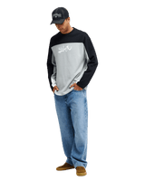 The Quiksilver Mens Factor Sweatshirt in Quarry