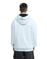 The Quiksilver Mens Vortex Hoodie in Light Grey Heather