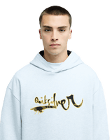 The Quiksilver Mens Vortex Hoodie in Light Grey Heather