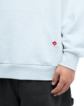 The Quiksilver Mens Vortex Hoodie in Light Grey Heather
