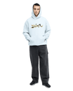 The Quiksilver Mens Vortex Hoodie in Light Grey Heather