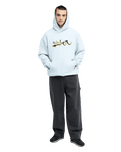 The Quiksilver Mens Vortex Hoodie in Light Grey Heather